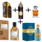 Tom Louis Maurin Blue&Estiara Arabian Sultan Oud&Дезодорант Soul Mate Intense&Ароматизатор Otoori&Парфюмно масло Al Haramain
